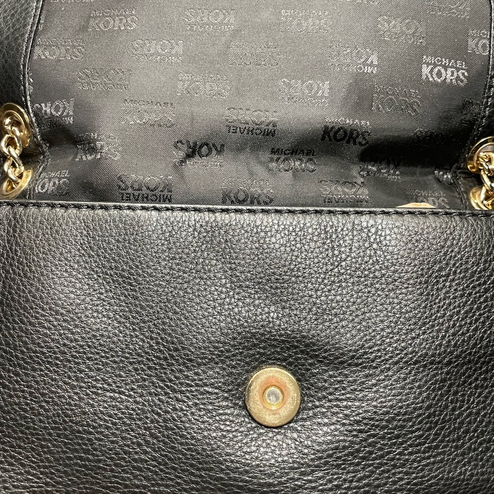Michael Kors double gold chain bag (leather) - Picture 3 of 4